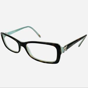 TIFFANY & CO. Eyeglasses Frames TF2091-B 8134 53-16-140 Blue & Tortoise VU69